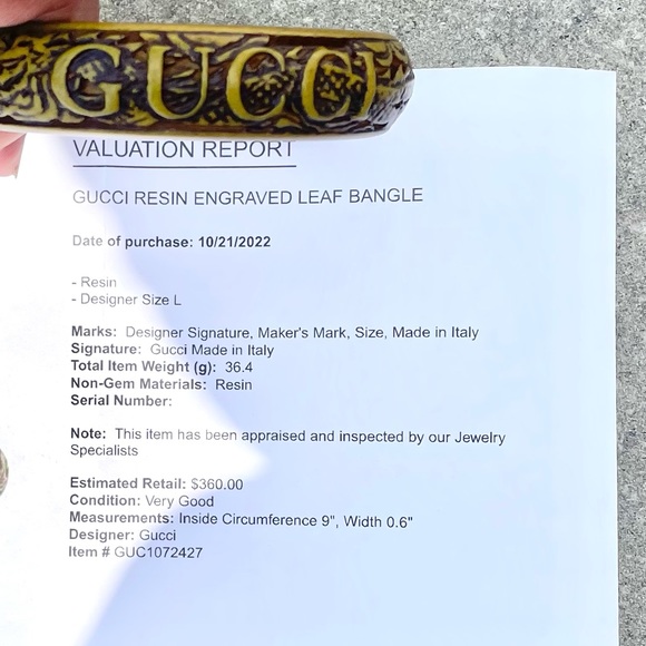 Gucci Bangle! RARE FIND💯🔥🔥 - Picture 1 of 3